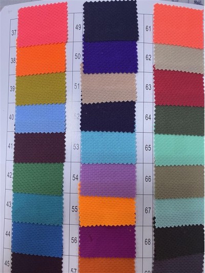 ZJ-DC Bird's Eye Cloth 7536 Weight: 165GSM Width: 165CM Composition: 100%Polyester Moisture Wicking side view